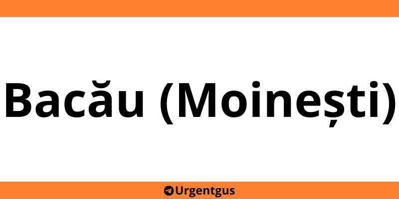 Contact depozit Urgent Cargus Bacău (Moinești)